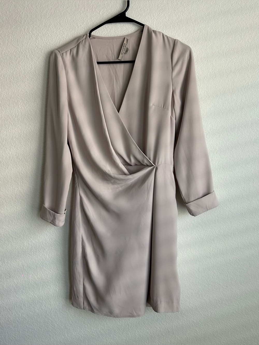 AllSaints Rila Draped Dress | Taupe
